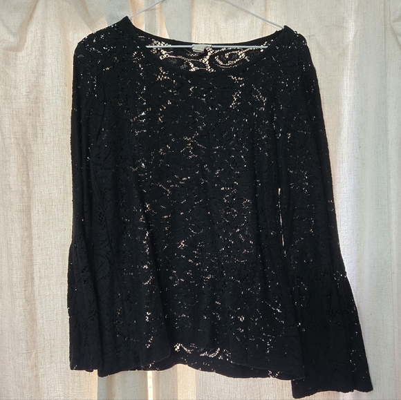 Chico's Lace Bell Sleeve Top - Picture 2 of 4
